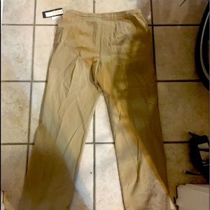 Brand new expandable waist khaki dress pants